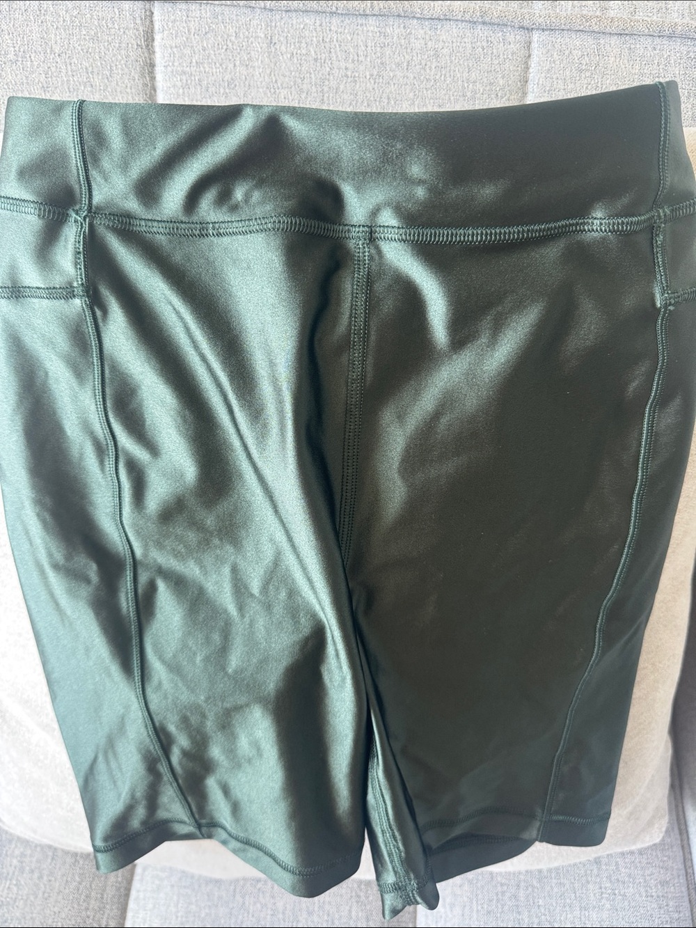 lululemon athletica High-Waist Bike Shorts in Deep Green